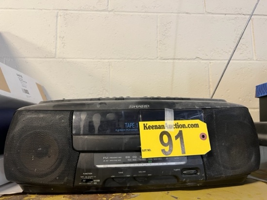 SHARP AM/FM/CD/CASSETTE STEREO