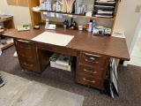 DOUBLE PEDESTAL OFFICE DESK, 76