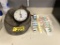 LOT: 10LB. HANGING SCALE W/DAYMARK LABELS AND DISPENSER