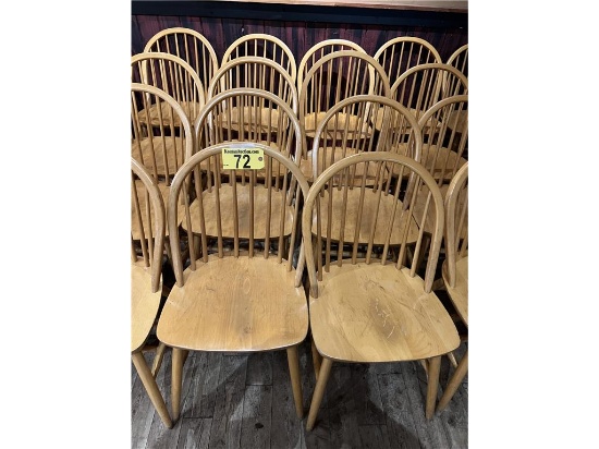 (8) WINDSOR STYLE DINING CHAIRS