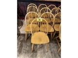 (7) WINDSOR STYLE DINING CHAIRS