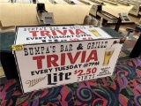 (2) BUMPA'S BAR & GRILL PROMOTIONAL SIGNS, 6'W