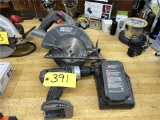 LOT: 2-PORTER CABLE CORDLESS TOOLS W/CHARGER & 18 VOLT BATTERY