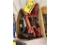 LOT OF ASSORTED SCREW DRIVERS & CUTTING TOOLS