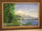 FRAMED MT. SAINT HELLEN WATER COLOR PAINTING BY KEN TWEEDY