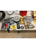 MISC. LOT: OIL FILTER, FUEL FILTER, BATTERY CABLE, MISC. PARTS