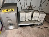 PHILIPS MX 3700D DVD VIDEO DIGITAL SURROUND SYSTEM W/4-SPEAKERS & SUBWOOFER