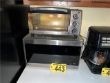 LOT: LG MICROWAVE & BLACK & DECKER TOASTER OVEN