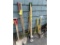 LOT: POST HOLE DIGGER W/(3) HOES - 1 PERFORATED