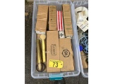 STORAGE CONTAINER OF MISCELLANEOUS PLUMBING & HEATING PARTS & HARDWARE