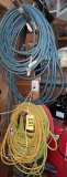 LOT OF ASSORTED AIR HOSE, WATER & GAS SUPPLY LINE