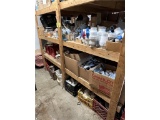 LOT: PLUMBING & HEATING PARTS INVENTORY ON 3-SHELVES