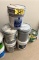 LOT: 5-ASSORTED PAILS OF PAINT & PRIMER