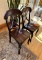 (2) PIER 1 WOODEN DINING CHAIRS