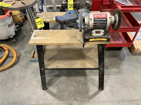 RYOBI 6'' PEDESTAL BENCH GRINDER