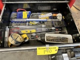CONTENTS OF DRAWER: ASSORTED BITS AND EXTENSIONS