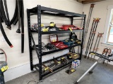 (2) METAL STORAGE RACKS ON CASTERS, 6'X24