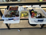 MISC. LOT: ASSORTED TAIL LIGHTS & WIRE