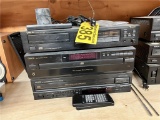 LOT OF 3-ASSORTED CD AUTO CHANGERS: DENON DCM-280, DENON DCM-460, NAKAMICHI OMS-2A