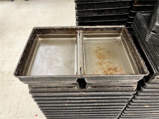 (32) 9" X 14" DOUBLE BAKING PANS W/10 LIDS