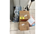 LOT OF ASSORTED CLEANERS, DETERGENTS, AND SANITIZERS