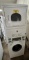 $BID PRICE X 2 - HUEBSCH COMMERCIAL FRONT LOAD STACK WASHER & DRYER, COIN OPERATED