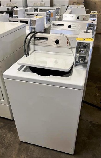$BID PRICE X 2 - MAYTAG COMMERCIAL WASHER & NATURAL GAS FRONT LOAD DRYER