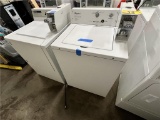 $BID PRICE X 2 - WHIRLPOOL TOP LOAD WASHER & MAYTAG FRONT LOAD ELECTRIC DRYER, COIN OPERATED