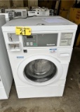 $BID PRICE X 2 - HUEBSCH COMMERCIAL FRONTLOAD ELECTRIC WASHER & GAS DRYER, COIN OPERATED