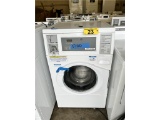 $BID PRICE X 2 - HUEBSCH COMMERCIAL FRONTLOAD ELECTRIC WASHER & DRYER, COIN OPERATED