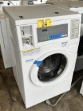 $BID PRICE X 2 - HUEBSCH COMMERCIAL FRONTLOAD ELECTRIC WASHER & DRYER, COIN OPERATED