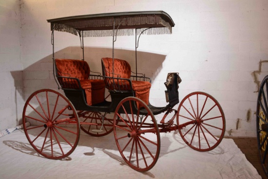 4-PASSENGER, FRINGE-TOP SURREY, STAVER CARRIAGE CO.