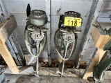 (2) VINTAGE FIRESTONE 3.5HP, STOCK #10-A-71, OUTBOARD MOTORS