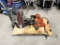NORTHERN INDUSTRIAL 2HP, 1500LB. WINCH & JET 1-TON TROLLEY WITH PENDANT CONTROL