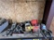 LOT OF PULLERS, WRENCHES, AUGER BITS, HANGERS