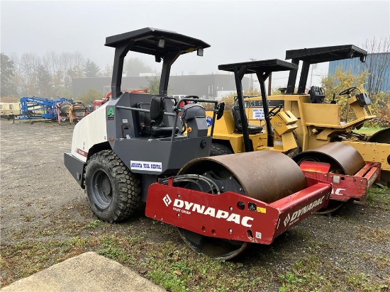 2019 DYNAPAC CA1300D VIBRATORY 54" SMOOTH DRUM ROLLER, KUBOTA 4-CYLINDER DIESEL, 106 HOURS, OROPS