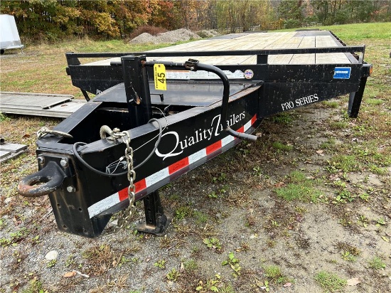 2020 QUALITY TRAILERS PRO SERIES T/A TRAILER, GVWR: 25,000LB., 25'X100", 69" BEAVER TAIL,
