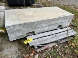 1,000LB. +/- CONCRETE WEIGHT