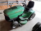 JOHN DEERE SABRE HYDROSTATIC DRIVE LAWN TRACTOR, 18HP, V-TWIN AUTOMATIC