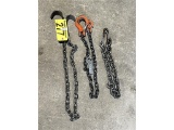LOT OF 3-ASSORTED RIGGING CHAINS
