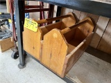 (2) WOODEN TOOL BOXES