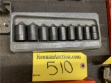 LOT: 9-PIECE BLUE-POINT IMPACT TWIST SOCKET SET, MODEL TFSY14A, 10-19