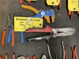 LOT: 4-HAND TOOLS, WIRE STRIPPERS