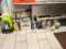 LOT OF ASSORTED CLEANING CHEMICALS & SUPPLIES
