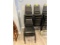 $BID PRICE X 11 - (11) METAL FRAME BLACK PADDED STACK CHAIRS