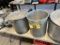 $BID PRICE X 2 - (2) STOCK POTS, 1 WITH LID & STEAMER INSERT