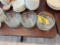 LOT: 9-GLASS SALAD BOWLS
