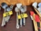 LOT OF 5-ASSORTED STAINLESS STEEL COOKING UTENSILS
