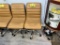 $BID PRICE X 2 - (2) PADDED SALON CHAIRS, FIT NICELY WITH DRYING TABLES (SEE LOTS 139 & 140)