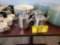 LOT: 4-STAINLESS STEEL TEA POTS